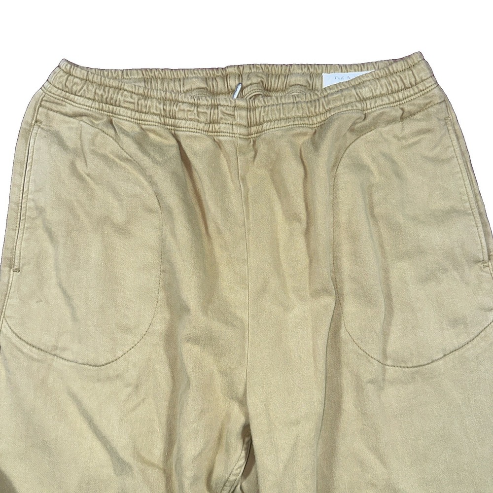 Rag & Bone Joggers Men's Large Sweatpants  Drawstring Cotton Khaki Tan - Picture 2 of 9
